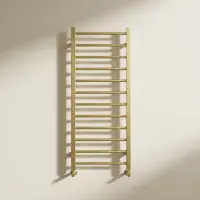 Vibe Towel Rail - 1200mm x 500mm - Brushed Brass
