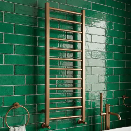 Vibe Towel Rail - 1200mm x 500mm - Brushed Bronze