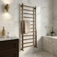 Vibe Towel Rail - 1600mm x 500mm - Brushed Bronze