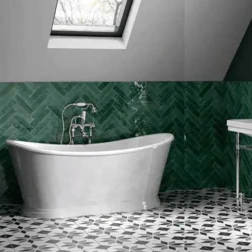 Victoria 1640 x 700mm Traditional Freestanding Bath | Twin Skinned Double Ended Roll Top