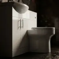 Visione 1150mm Cabinet Furniture Bathroom Set with Serpens Back to wall Pan