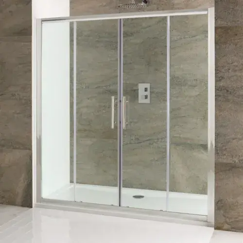 Volente 1200mm Double Sliding Shower Door Glass Shower Enclosure