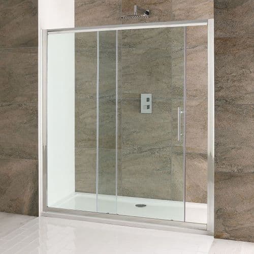 Volente 1300mm Single Slider Shower Door Glass Shower Enclosure