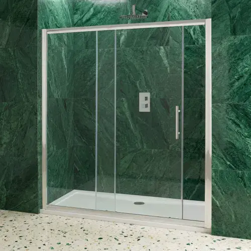 Volente 1300mm Single Slider Shower Door Glass Shower Enclosure