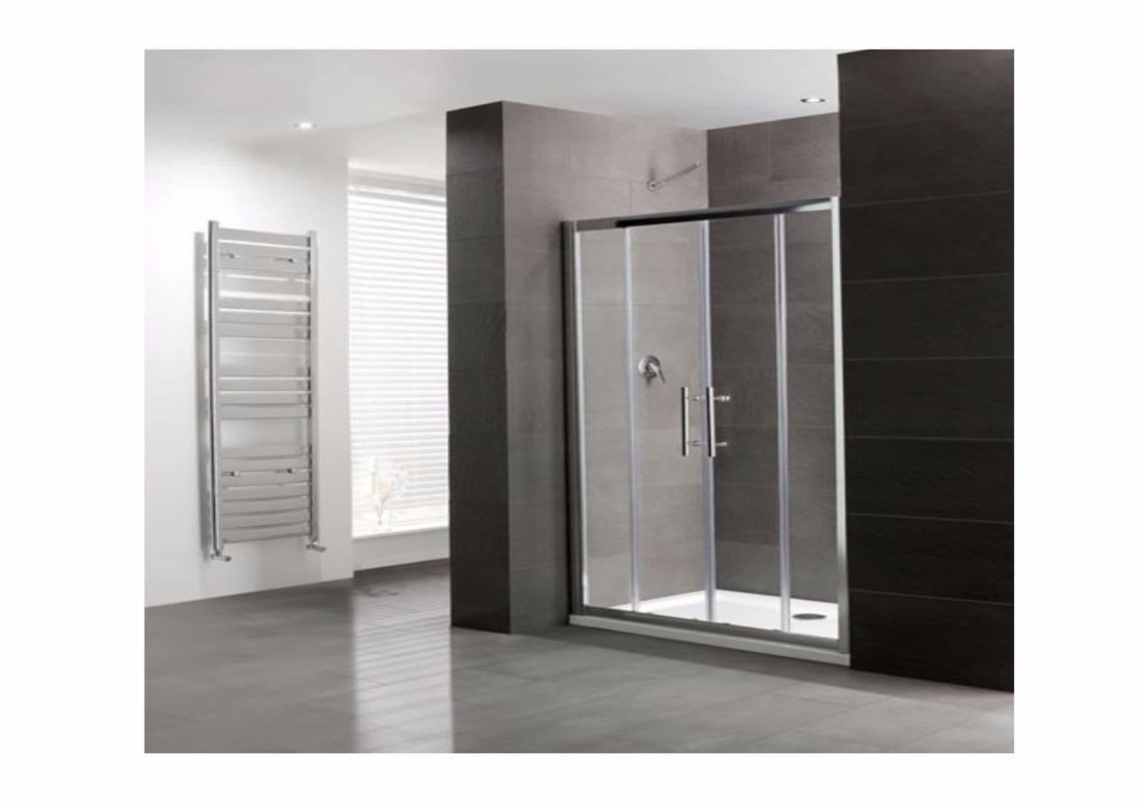 Volente 1500mm Double Sliding Shower Door Shower Enclosure