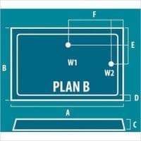 Volente Anti-Slip Rectangular Shower Tray | Bathcenter