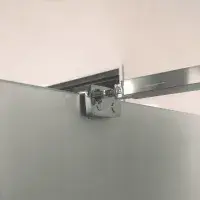 Volente Frosted Glass Walk In Shower Screen, Various Sizes, Easy Clean 6mm Thickness