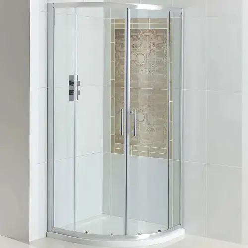 Vulcan 900 x 900mm Quadrant Glass Shower Enclosure