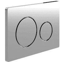 Wall Hung 1.1m Toilet Frame and Cistern inc Round Flushplate