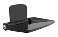 Wall Mounted Shower Seat - Black