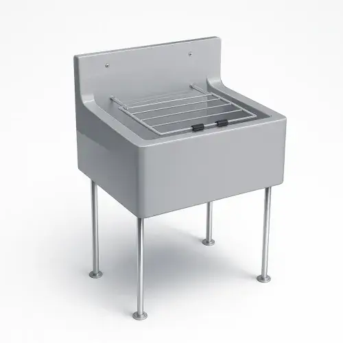 Warwick 510 Cleaner Sink with Back