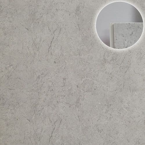 Wet Wall PVC Shower Panels - 1000mm Wide - Alabaster Marble Gloss