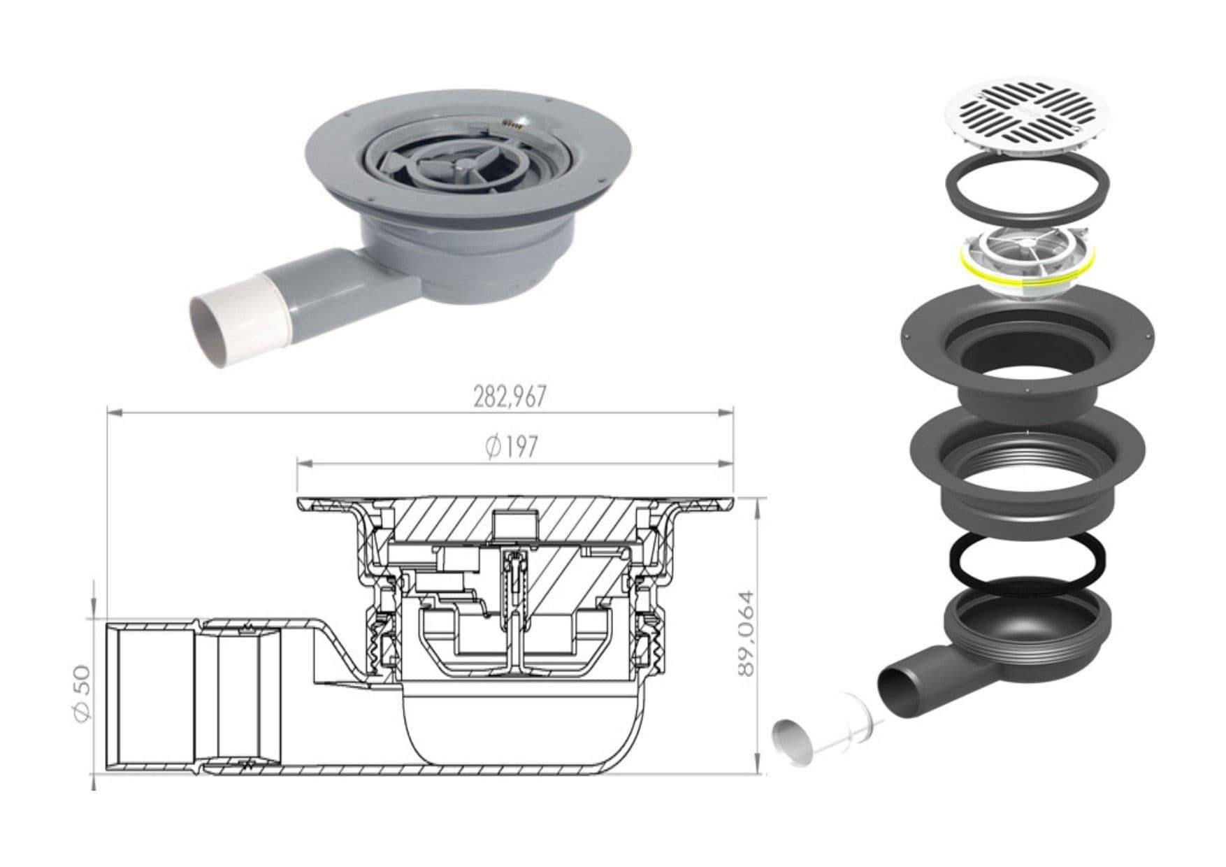 Maxxus Wet Room Kit For Tiled Floors