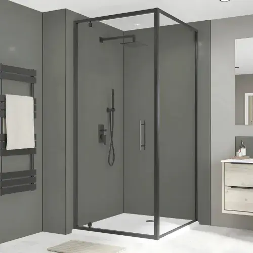 Wetwall Alloy Battleship Grey Matt Shower Panel | 2440mm x 600, 900 & 1200mm