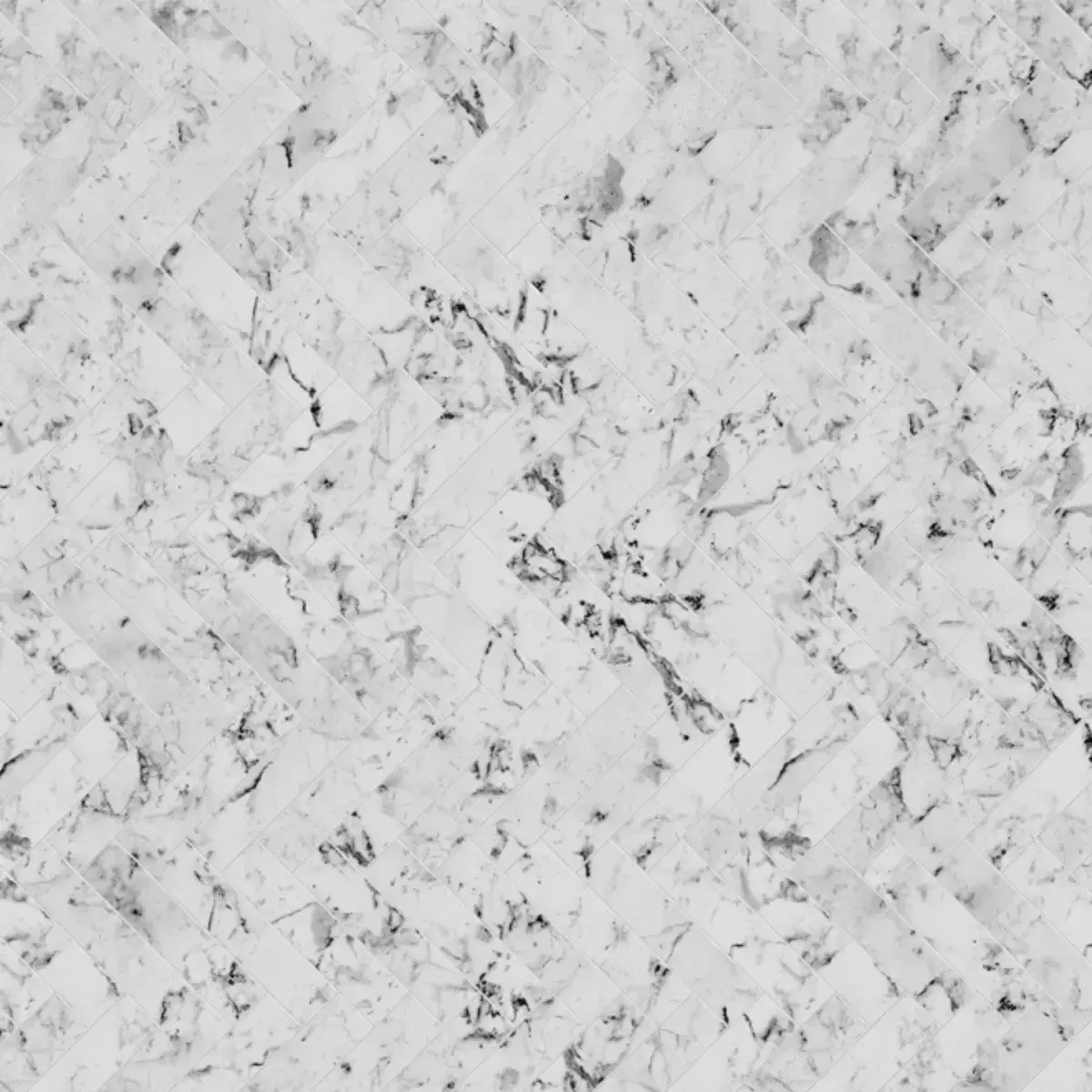 Mermaid Wetwall Alloy Carrara Marble Herringbone Decor Shower Panel | 2440mm X 600, 900 & 1200mm - 2440 X 600 X 4mm
