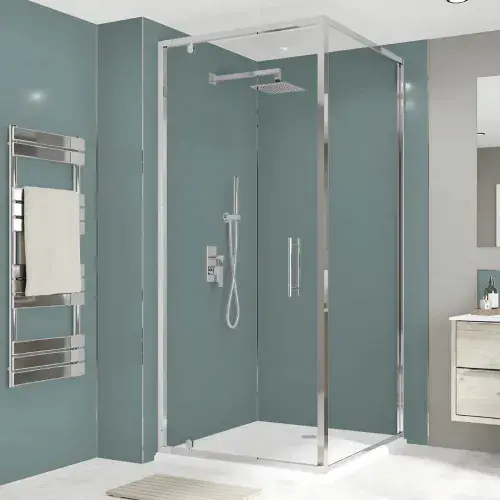 Wetwall Alloy Neptune Blue Gloss Shower Panel | 2440mm x 600, 900 & 1200mm