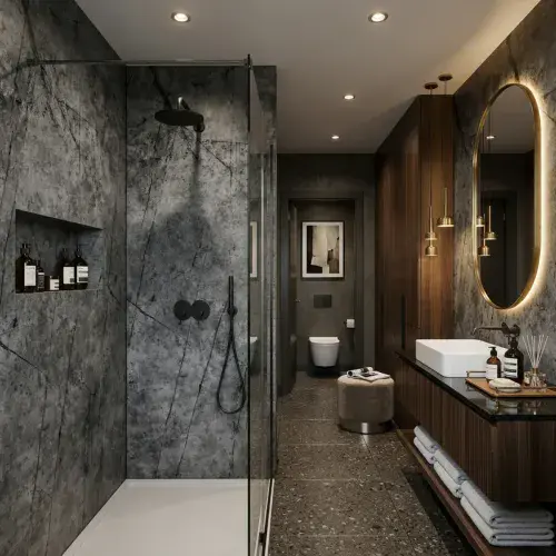 Wetwall Alloy Tempesta Decor Shower Panel | 2440mm x 600, 900 & 1200mm