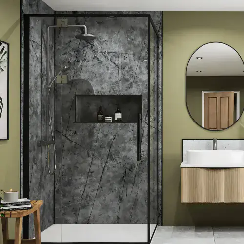 Wetwall Alloy Tempesta Decor Shower Panel | 2440mm x 600, 900 & 1200mm