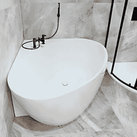 Whitchurch Corner Bath 1270 x 1270mm, Gloss white