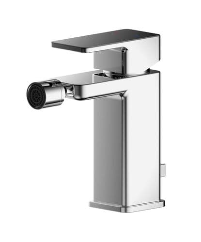 Windon, Mono Bidet Mixer With Pop-up Waste, Chrome