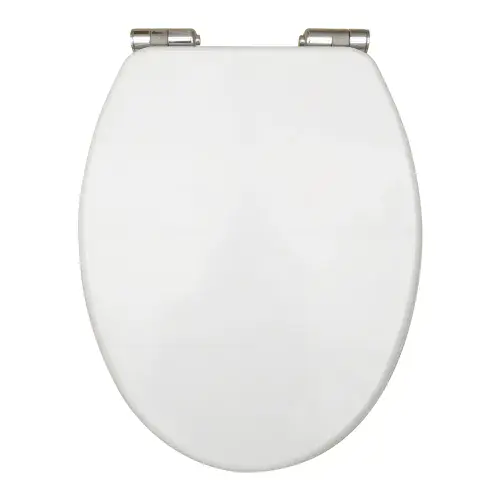 Wooden Soft Close Seat - Gloss white