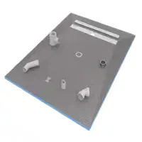 XPS Linear Drain Wetroom Deck inc Tanking Kit & Linear Drain
