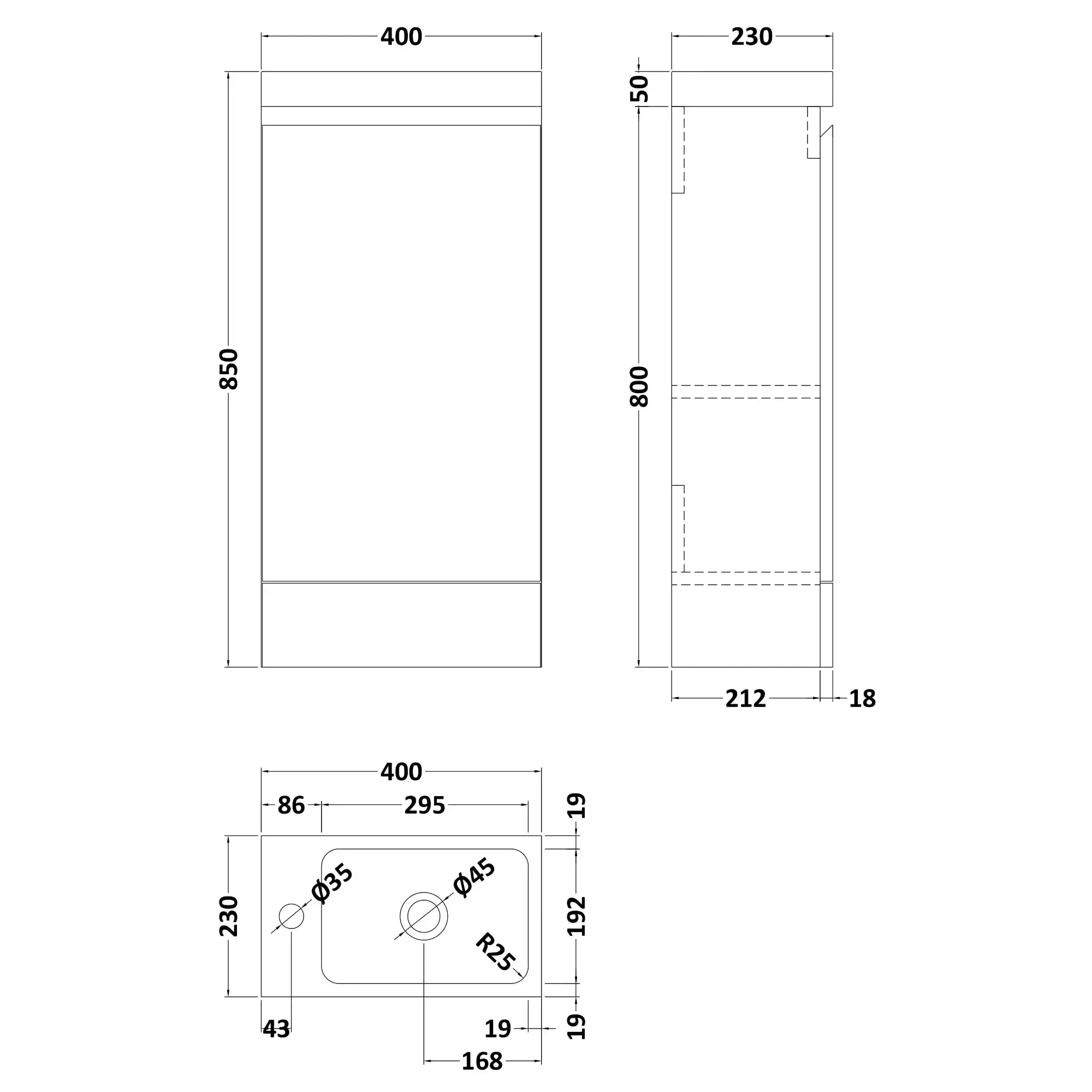 400 technical drawing