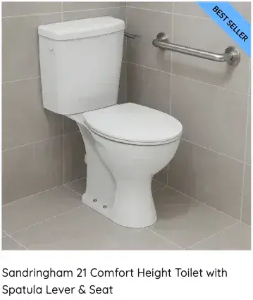 comfort height sandringham toilet