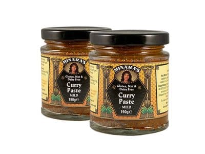 6 Pack Mianara's Mild Curry Paste - Gluten Free, Nut Free, Dairy Free. 190g