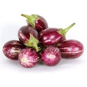 Brinjal round Ravaya £5.99/kg