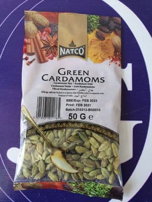 Cardamom (Green) 50g Natco