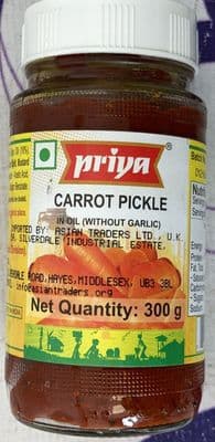 Carrot Pickle - Priya