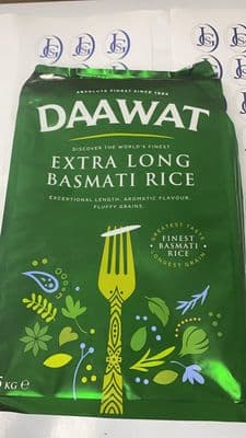 Daawat Extra long Basmati Rice 5kg