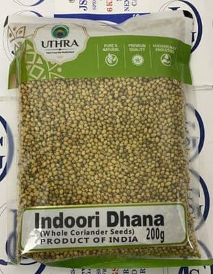 Dhana Coriander Indoori 200g - UTHRA