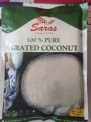 Grated Coconut 300g Saras