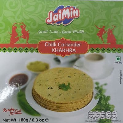 Jaimin Chilli Coriander Khakra