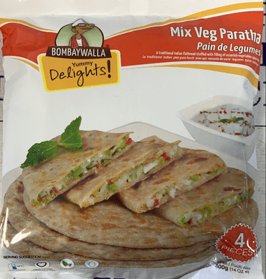 Mix Veg Paratha 400g 2 FOR £2