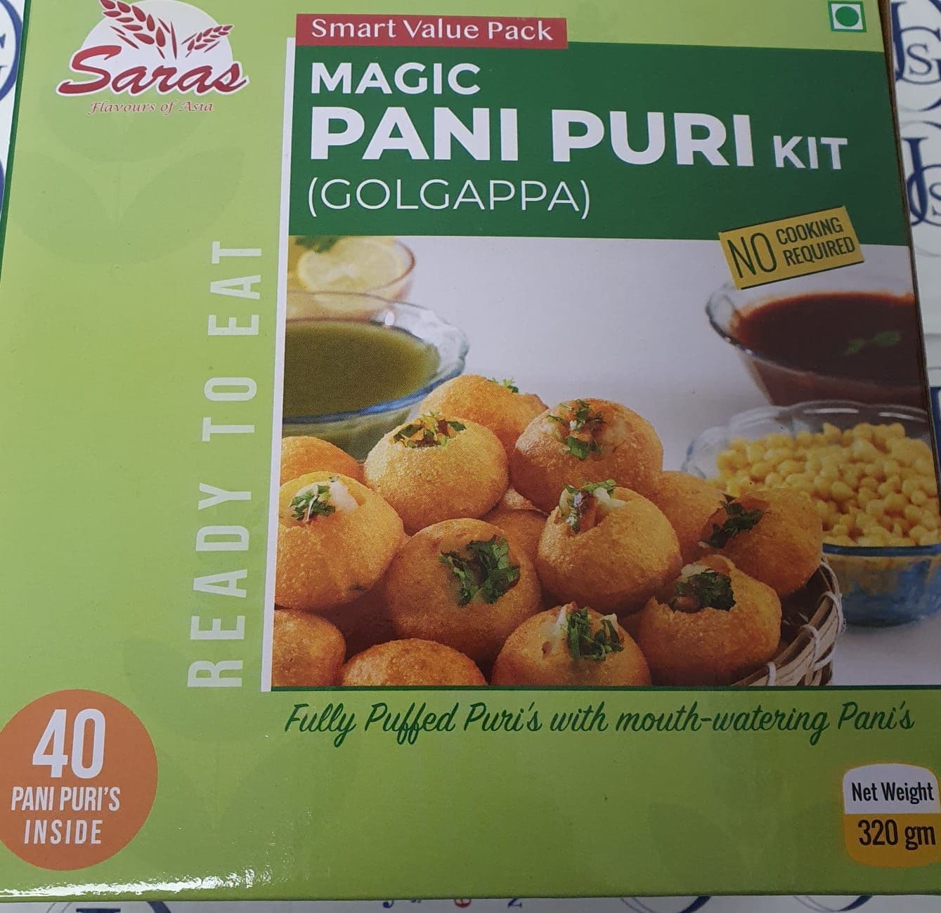 Pani Puri Kit 40 Pieces 2 For 6