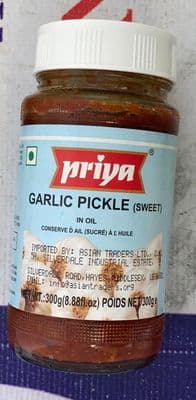 Priya Garlic Pickle (Sweet)