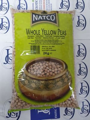 Whole Yellow Peas 2KG Natco