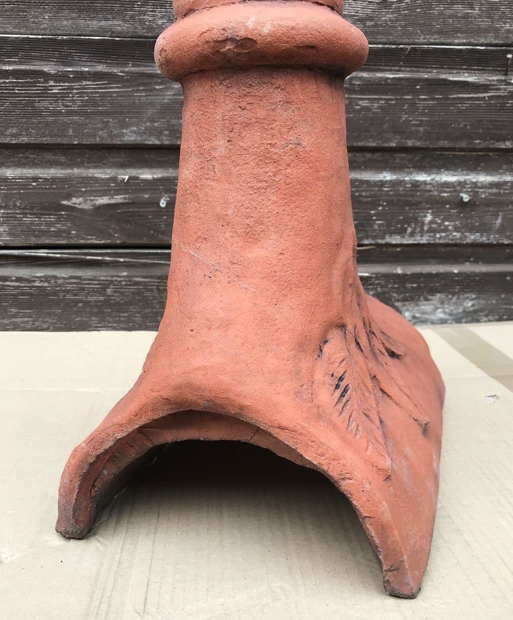 Dorset Tall victorian Ball Roof finial half round ridge tile