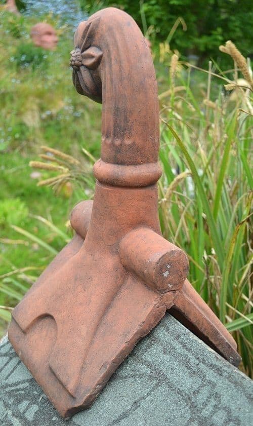 Somerset Victorian decorative roof finial angled ridge