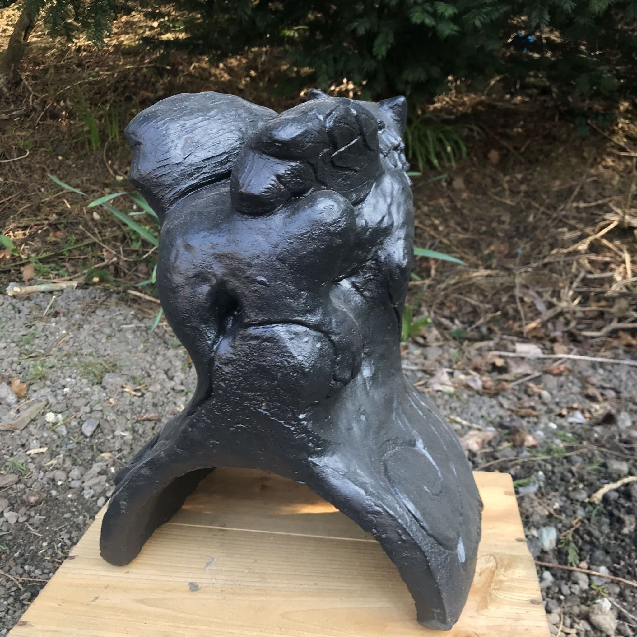 Baby Griffin Roof finial half round ridge tile