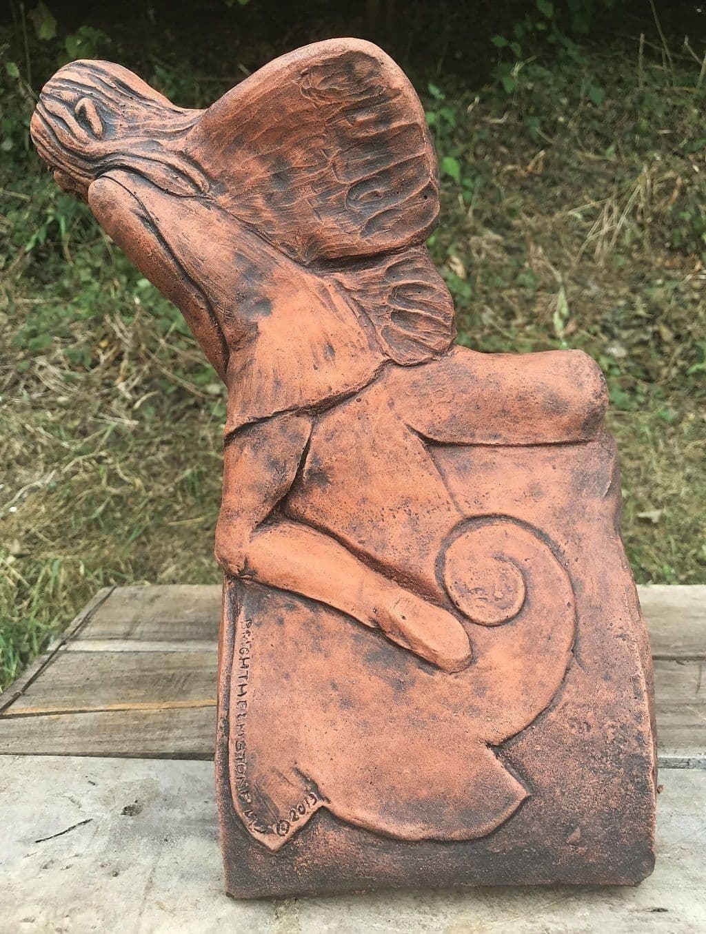 Fairy Roof finial half round ridge