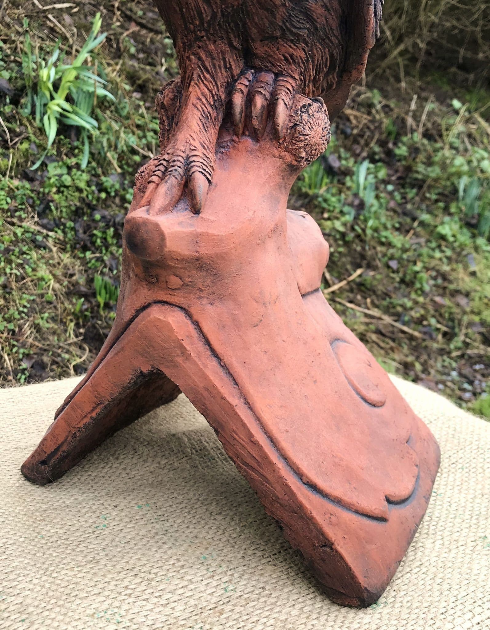 Owl Roof finial angled ridge tile