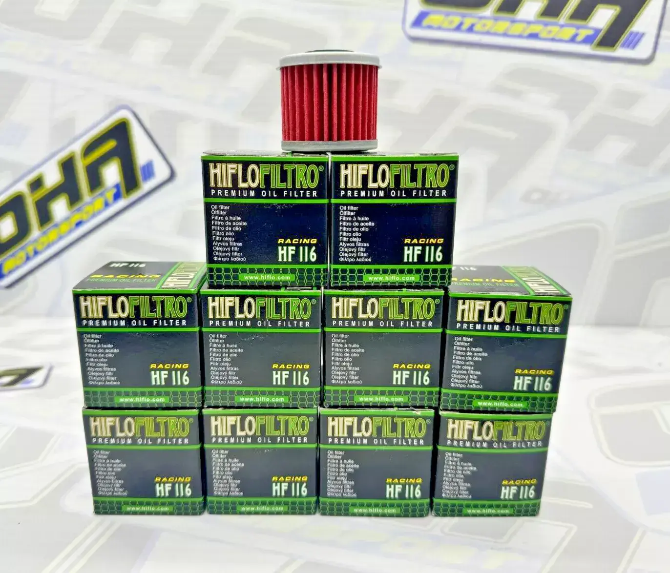 Hiflofiltro HF116 Oil Filter (5-Pack) – OE Quality For Honda TRX450R / ER (2004-2014)