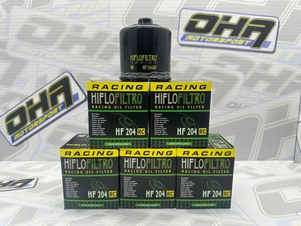 5  x Hilfo RACING Oil Filters for Triumph 675 Street Triple 2008-2016