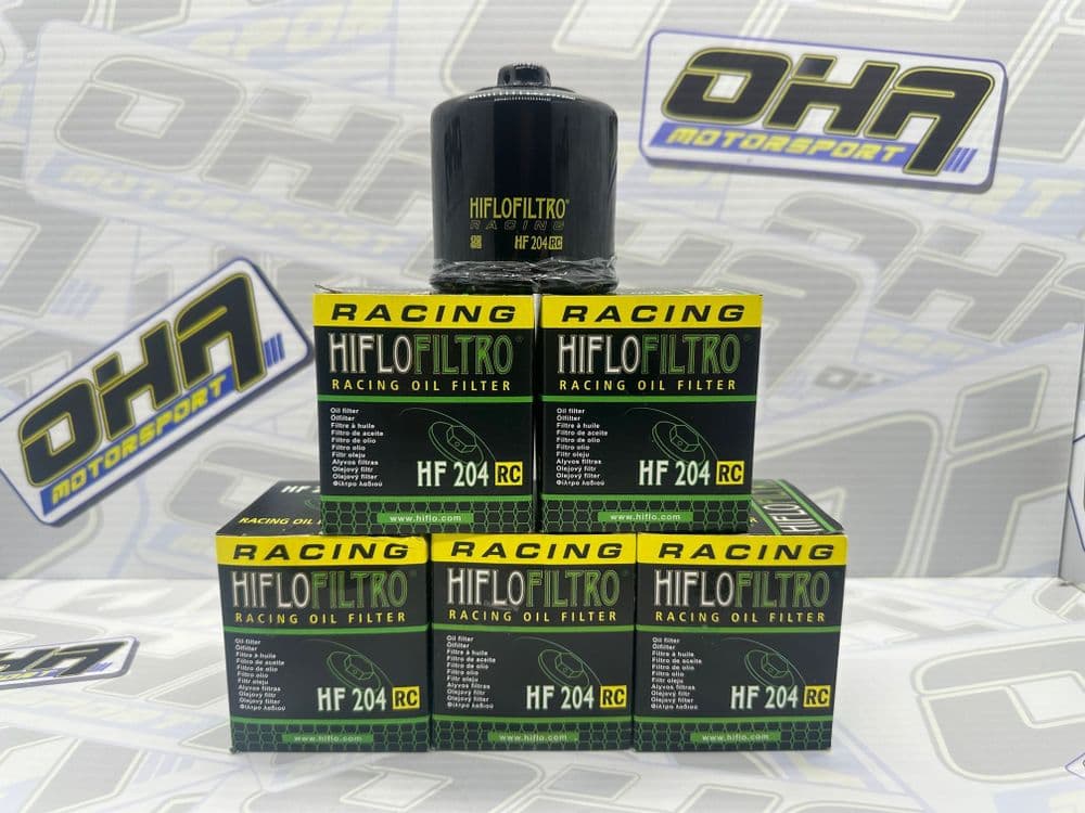 5 x Hilfo RACING Oil Filters for Triumph 765 Street Triple R 2017-2023