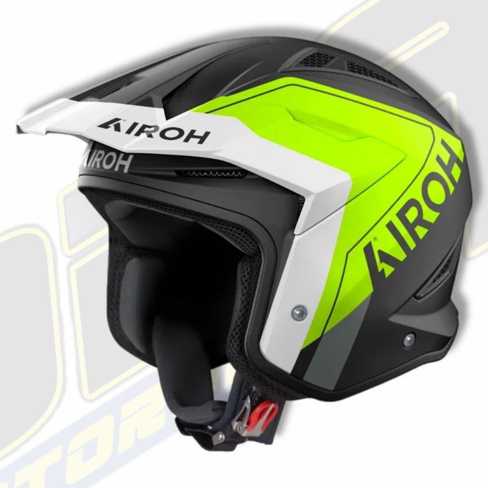 Airoh TRR 2 Trials Helmet - Hunt Matt Yellow / Black