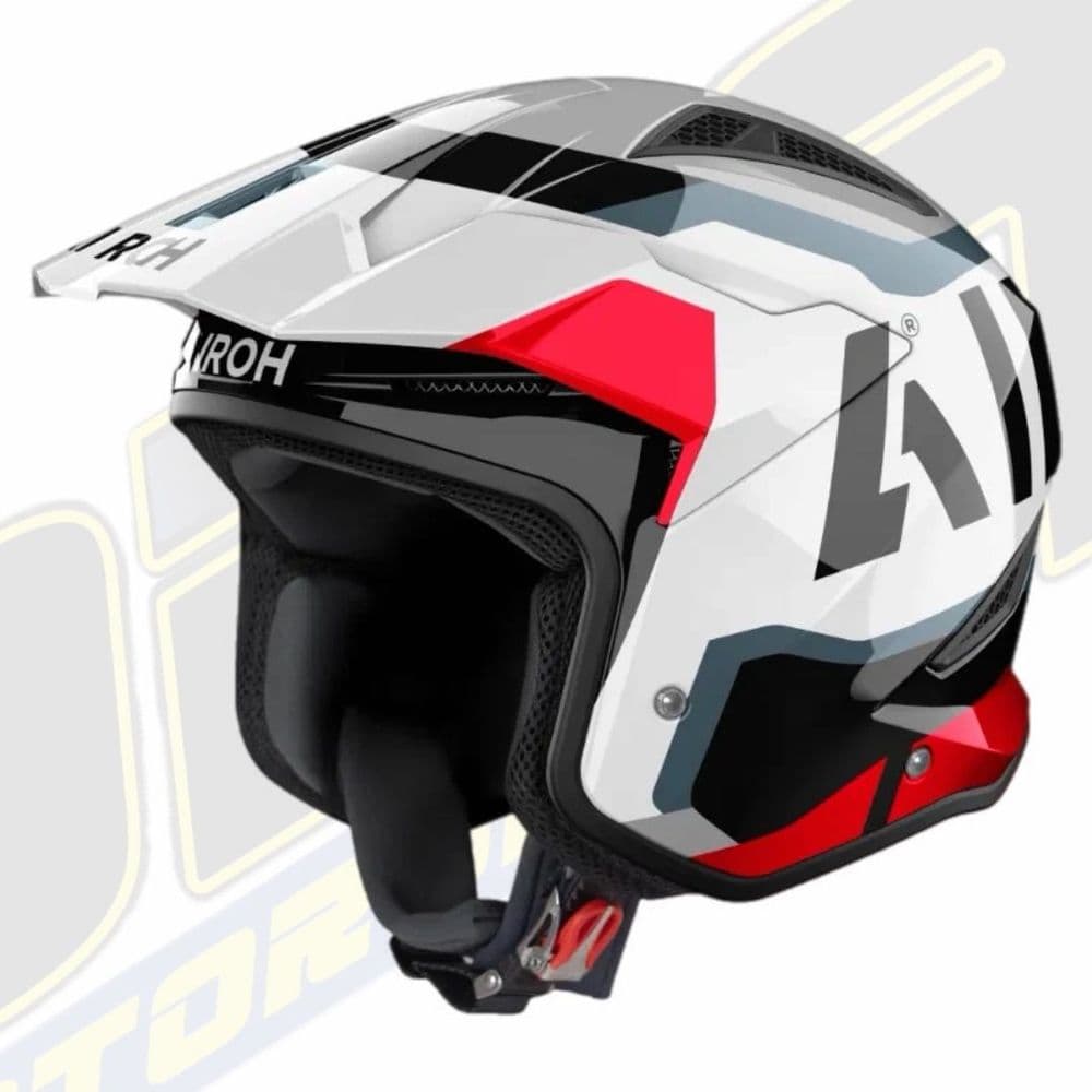 Airoh TRR 2 Trials Helmet - Jupiter White / Red